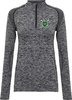 Subiton High School BC Women's Long Sleeved Grey '3D Fit' Performance Zip Top