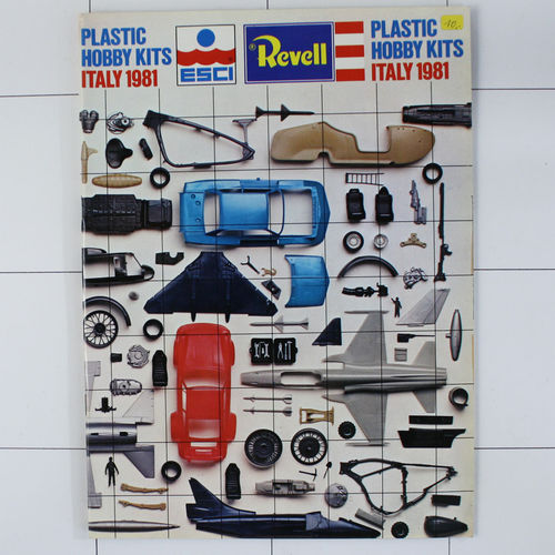 Esci Revell-Katalog 1981, Modellbausätze