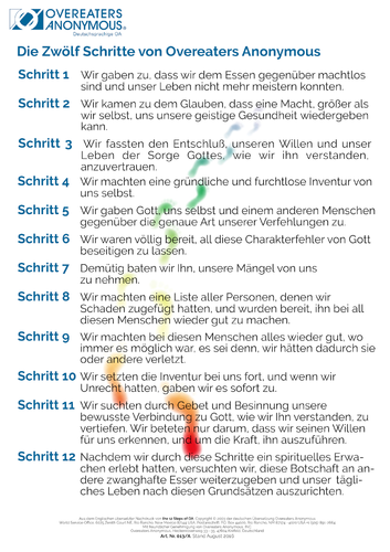 Die 12 Schritte   [ Download ]