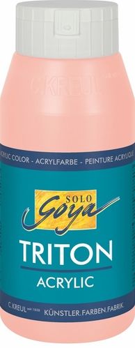 Solo Goya Acrylfarbe TRITON ACRYLIC BASIC - Pfirsichrosa 750ml