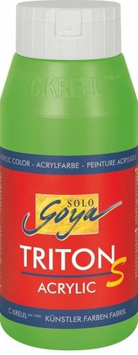 Solo Goya Acrylfarbe TRITON S ACRYLIC BASIC - Gelbgrün 750ml