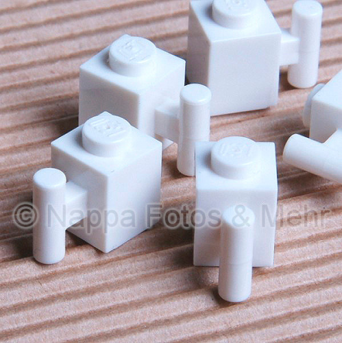 LEGO® Stein mit Griff 1x1 weiß