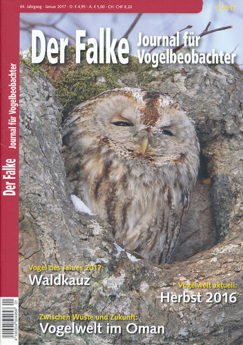 Der Falke, 64. Jahrgang, 2017, 12 Hefte