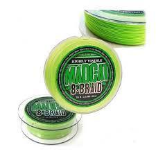 MADCAT 8-BRAID HIGHLY VISIBLE GREEN 0.50MM 52KG 270MT
