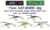 MADCAT CATDIVER 11CM 35GR FLOATING 4.5MT DIVING DEEP COLOUR RUDD