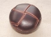 Mock leather football button