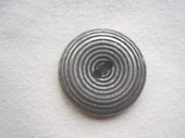 Large metal effect button
