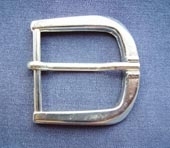 Silver metal buckle