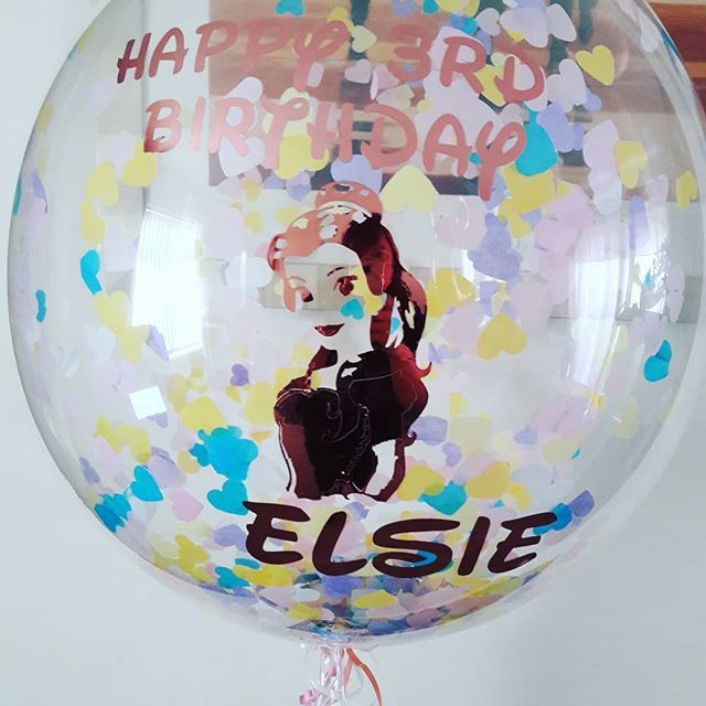 HAppy 3rd birthday personalised balloon