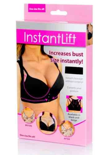 InstantLift - Increase your Bust Size & Correct your Posture instantly - Colour Black
