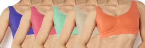 Pack of 5 Seamless Leisure Comfort Bras Only 14.99 plus 2.30 P&amp;amp;P