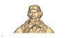 2116 WW2 USAAF pilot bust with helmet and goggles up