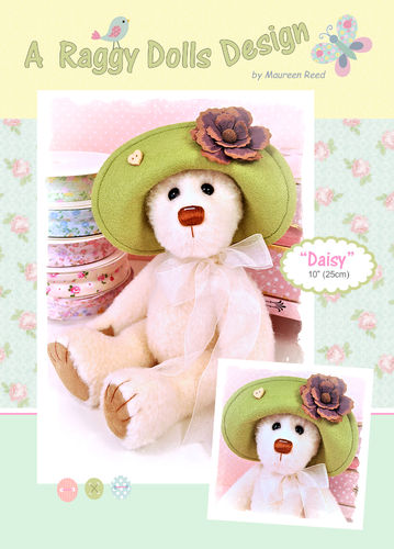 Daisy Bear Sewing Pattern - PDF Download