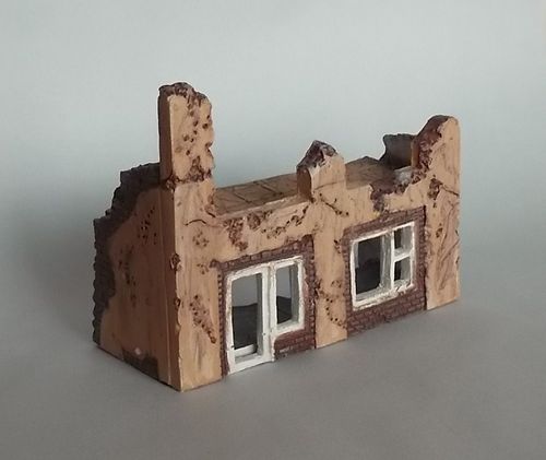 WD72001, 1/72nd scale Ruin Building No. 1