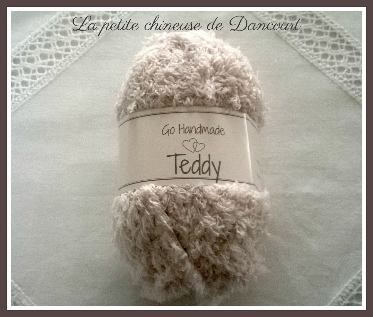 Fils à tricoter Go Handmade Teddy écru