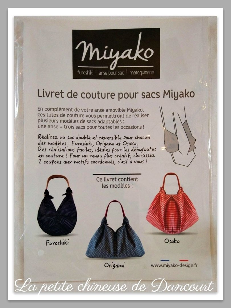 Livret de couture pour sacs Miyako