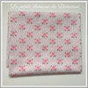 Coupon de tissu Campagne chic Treillis rose
