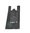 sac  bretelle plastique noir 50 micron 65 x 30 cm