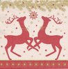 4 Paper Napkins Christmas Deer