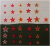 1/600 Red Stars With White Border