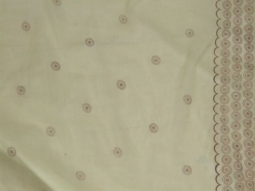 Georgette Fabric with Double Border
