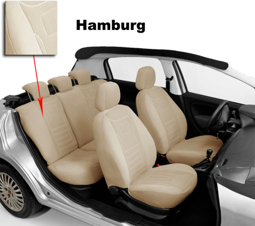 Maßgefertigte Sitzbezüge aus VELOUR für AUDI  A4 B7 (8F) 2004 bis 2007