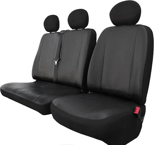 Maßgefertigte Sitzbezüge Kunstleder für VW T5 9-Sitzer