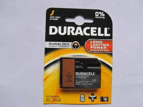 Duracell J (7K67) Flat Pack Alkaline