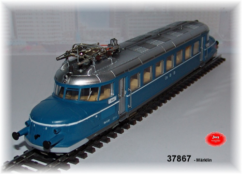 Märklin 37867 Elektrischer Schnelltriebwagen "Blauer Pfeil" Serie RBe 2/4 der OeBB
