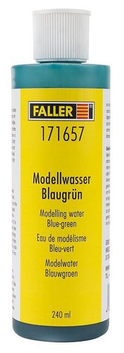 FALLER 171657 Modellwasser, blaugrün, Inhalt 240ml