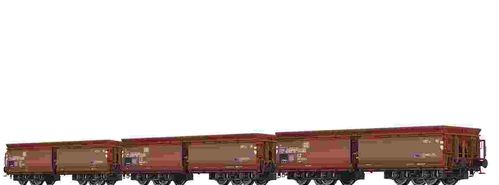 Güterwagen H0 50679 Brawa Schüttgutwagen Set DB AG 3-teilig 50623 50624 50625 AC