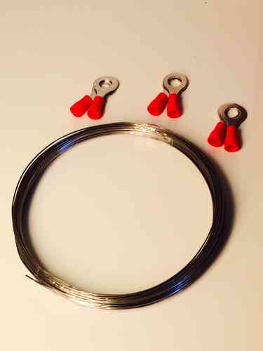 Styropor Schneidedraht Set !!! 10m / 0,60mm Kanthal große Ösen