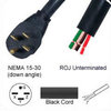US Netzanschlusskabel - 8AWG NEMA 15-30 Plug to ROJ USW 350 cm