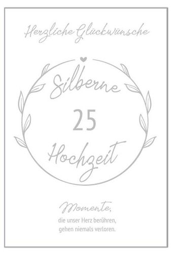 HS166(Silberhochzeit Prägung)