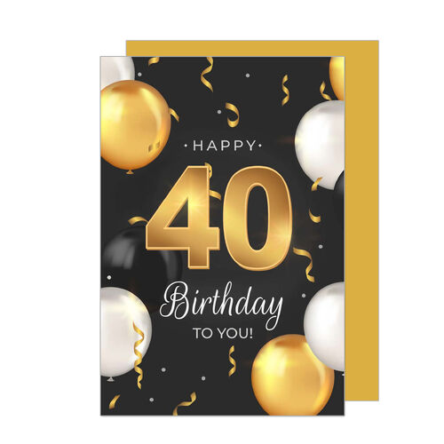 GZ351-40 (Geburtstag Zahlen)