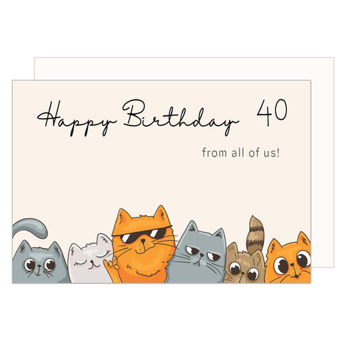 GZ357-40 (Geburtstag Zahlen)