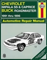 Reparaturanleitung Chevrolet Impala SS Caprice Buick Roadmaster  (1991 - 96) (VERSANDKOSTENFREI)