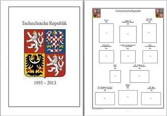 Vordruckblätter Tschechische Republik 1993-2013 auf CD in WORD und PDF