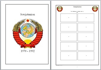 Vordruckblätter Sowjetunion (Teil-2) 1970 - 1992 auf CD in WORD und PDF