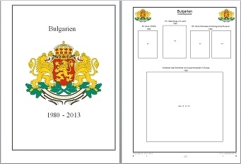 Vordruckblätter Bulgarien (Teil-2) 1980-2013 auf CD in WORD und PDF