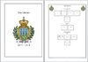 Vordruckblätter San Marino von 1877 - 2011 auf CD in WORD und PDF