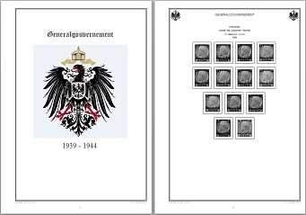 Vordruckblätter Generalgouvernement 1939-1944 mit Bildern auf CD in WORD/PDF