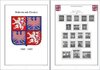 Stamp Album Pages Bohemia & Moravia CD in WORD PDF (English) for Self-Printing