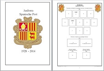 Andorra Spanische Post Ergänzung 2014