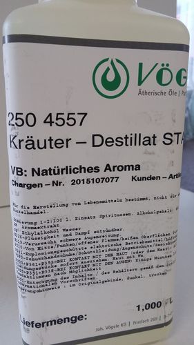 Kräuter Destillat klar 250 4557