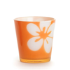 Flower Dye Orange Votivkerzenglas
