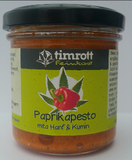 Paprika-Pesto mit Hanf und Kumin, 135g