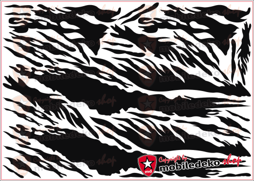 Tiger Stripe 070 schwarz