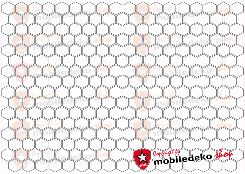 Hexagon 010 weiß "klein"