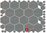 Hexagon 071 grau "groß"